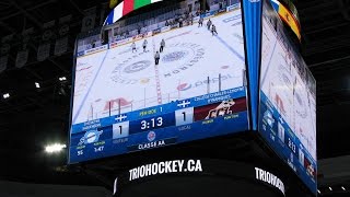 Saguenéens de Chicoutimi à Tournoi International PeeWee Québec [upl. by Annatnom]