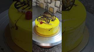 Birthday cake decorating  New design cake youtubeshorts viralvideo shorts trending ytshorts [upl. by Hnim732]