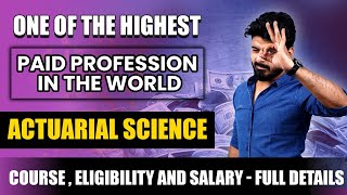 ACTUARIAL SCIENCE  One of the Highest Paid Job in the World  Complete Course Details and Guidance [upl. by Placida]