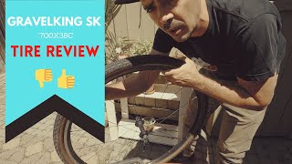 Panaracer Gravelking SK 700X38C 1 year gravel tire review [upl. by Windsor]