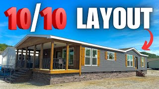 IM SO INTO THIS FLOOR PLAN 2100 sqft NEW manufactured home tour [upl. by Byran]