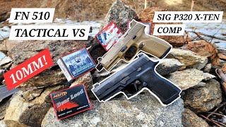 SIG XTEN COMP VS FN 510 TACTICAL Which one should you buy [upl. by Anotyad]