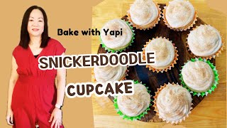 SNICKERDOODLE CUPCAKE BAKEWITHYAPI [upl. by Neve]