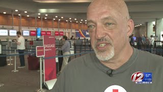 Tiverton Man Traveling to Texas with RI Red Cross [upl. by Meihar]