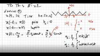 L2 Télécommunication Théorie du signal TD N°02 Analyse de Fourier [upl. by Eilyr]