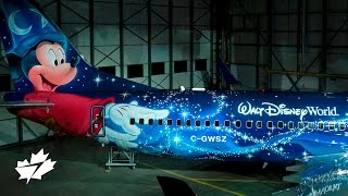 Unveiling the WestJet MagicPlane [upl. by Maples787]