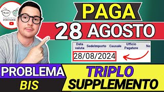 Inps PAGA 26  31 AGOSTO ➜ DATE PAGAMENTI ADI ASSEGNO UNICO PENSIONI 730 NASPI BONUS 500€ 100€ SFL [upl. by Vastah363]