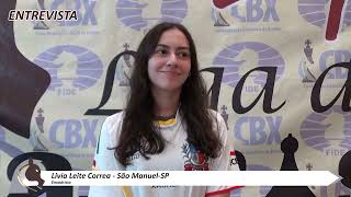 Entrevista com a Enxadrista Livia Leite Correa [upl. by Asiilanna]