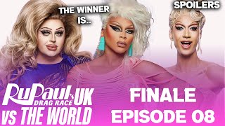 UK Vs The World S2 FINALE Heavy Spoilers  RuPauls Drag Race TOP BOTTOM amp ELIMINATION [upl. by Fu345]