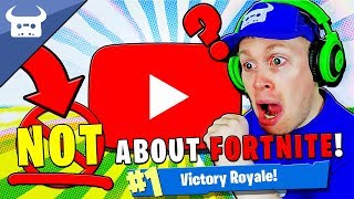 NOT ABOUT FORTNITE YouTube diss track [upl. by Idnem768]