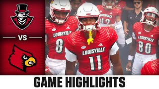 Austin Peay vs Louisville Game Highlights  2024 ACC Football [upl. by Ettena]