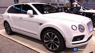 2017 Bentley Bentayga W12  Exterior and Interior Walkaround  2017 Chicago Auto Show [upl. by Eve346]