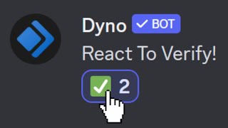 Create Discord Verification System Using Dyno Bot [upl. by Nareht]