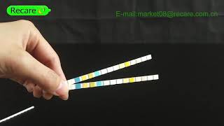 Wholesale rapid urine reagent strip one step urine test strips 14 parameters how to use rapid test [upl. by Nylirak]