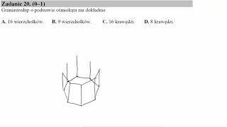 Graniastosłup o podstawie ośmiokąta ma dokładnie [upl. by Shafer677]