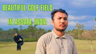 The most beautiful Golf field and Tea garden ⛳🏑 in LakhimpurAssam India Around a Tea garden [upl. by Yer490]