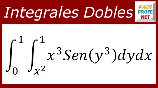 INTEGRAL DOBLE CON CAMBIO EN ORDEN DE INTEGRACIÓN  Ejercicio 1 [upl. by Adnhoj]