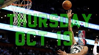 NBA Daily Show Oct 19  The Starters [upl. by Yeclehc]