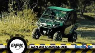 CanAm Commander Hard Cab Enclosure by DFK Shop GearUp2Go Your UTV SuperStore [upl. by Sadiras]