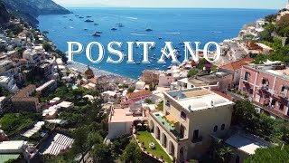 Spectacular views of Positano Amalfi Coast  Italy l Drone Video 4K [upl. by Thayne285]