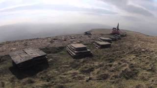 Pennine Way National Trail  Pen y Ghent flagging [upl. by Ardyce]