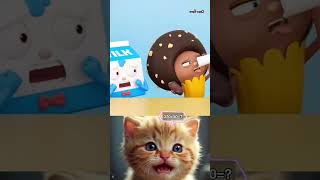 Milk is good ♥️🥛 trollcat3 short trollworld trollcat catvideos [upl. by Nomma]