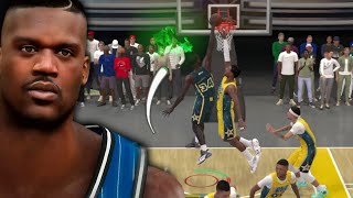 This NEW 99 STRENGTH SHAQUILLE ONEAL BUILD is a FORCE on NBA 2K24 [upl. by Sonafets]