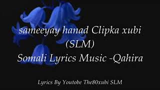 39 Somali Lyrics Music Karaoke Dhabtu Jacayku Yaalaa By Tijaabi Codkaaga Copy [upl. by Ezirtaeb]