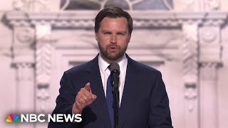 Full speech JD Vance accepts Republican vice presidential nomination [upl. by Dorina615]