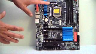 Gigabyte Z77XUD3H Motherboard Unboxing and Overview with i7 2600K Benchmarks [upl. by Aihselat]