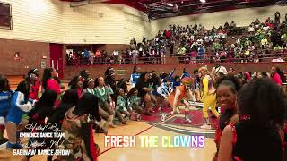 FRESH THE CLOWNS part 2  Dance Show Intermission  Detroit MI  Majorette Dance Competition [upl. by Gerdeen413]