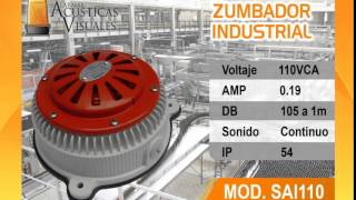 Zumbador Industrial SAI110 [upl. by Anayi]