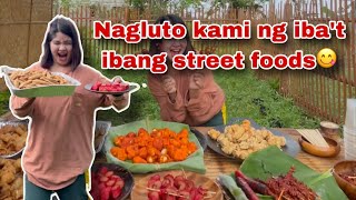 Sinubukan naming magluto ng iba’tibang klaseng street foods  Ka Mangyan Vlogs [upl. by Iraam]