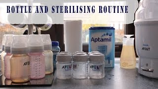 Bottle Sterilising Routine [upl. by Artemla146]