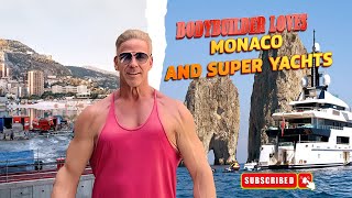 Bodybuilders Epic Encounter with Monaco Yachts🤩💴👏 [upl. by Eitsirk689]