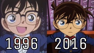 Detective Conan 1996 amp 2016 Comparison [upl. by Routh]