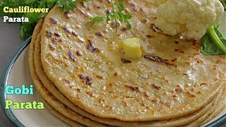 గోబీపరాట పంజాబీ కాలిఫ్లవర్ పరాట GOBIPARATA Cauliflower Stuffed Parata  Parata In Telugu [upl. by Neeven]