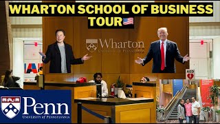 Wharton School of Business Tour  Philadelphia University of Pennsylvania🇺🇸 [upl. by Eadmund]