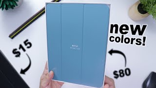 New iPad Pro Smart Folio in Surf Blue amp Cactus Cheap Alternatives Worth it [upl. by Rodman]