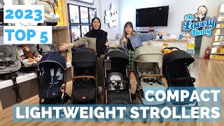 Top 5 Lightweight Compact Stroller 2023  My Lovely Baby [upl. by Refinnaj]