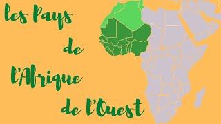 quels sont les pays de lafrique de louest selon lonu [upl. by Ahsiym]