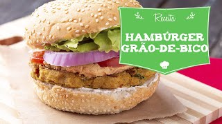 Hambúrguer Vegano de Grão de Bico  XBico [upl. by Sirdna]