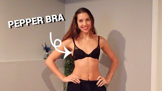 PEPPER BRA REVIEW For Small Chests  32A Bra [upl. by Nnyllatsyrc]