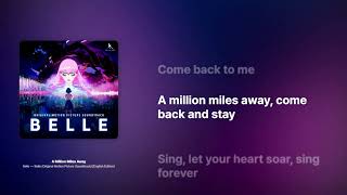 A Million Miles Away  Belle Karaoke [upl. by Sharl60]