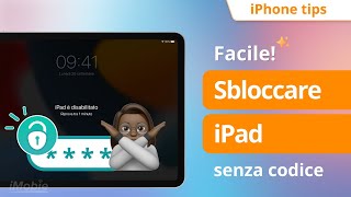 Come sbloccare iPad senza codice Modo più facile  sbloccare iPad è disabilitato [upl. by Enialed590]