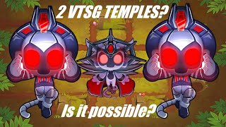 Can you get 2 VTSG Temples in 1 Coop Game  BTD6 [upl. by Renae]