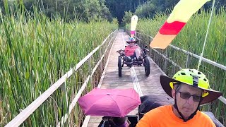 Mesabi Trail Iron Range Minnesota Touring on Recumbent Fat Tads Part 2 [upl. by Ythomit]