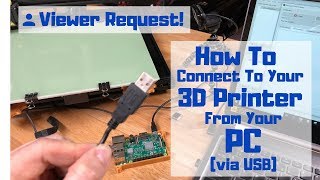 How to connect to your 3D Printer from your PC via USB [upl. by Canica]