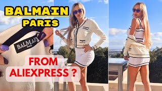 What the difference between original or china vercion Balmain style aliexpress dress [upl. by Almund]