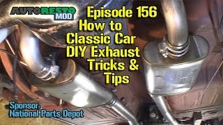 Part 2 How to Classic Car Do it Yourself Exhaust Tricks amp Tips JBA Mustang Episode 156 Autorestomod [upl. by Wina240]